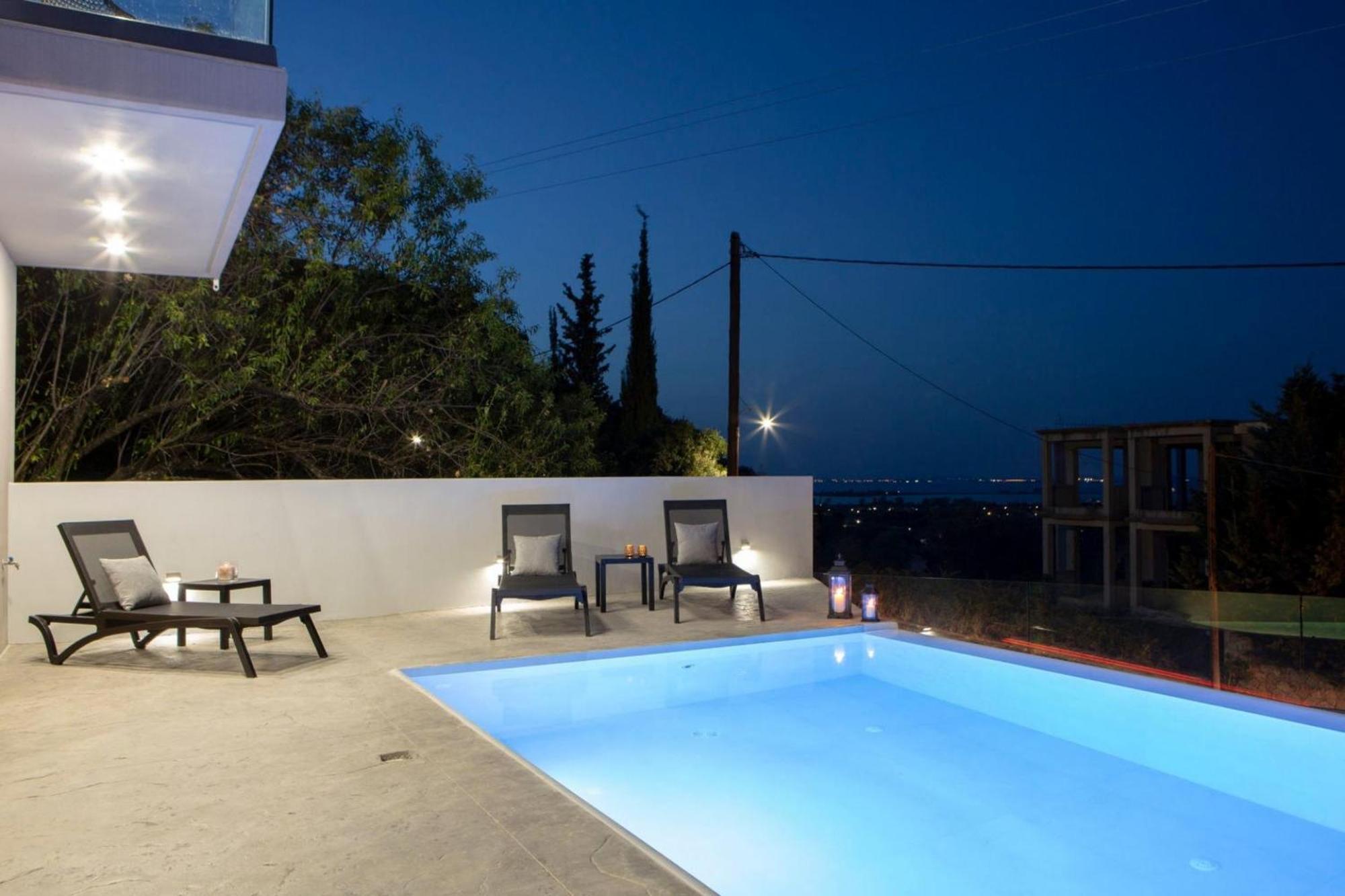 Aloft Luxury Villas Lefkada - Heated Pool Apolpaina Bagian luar foto
