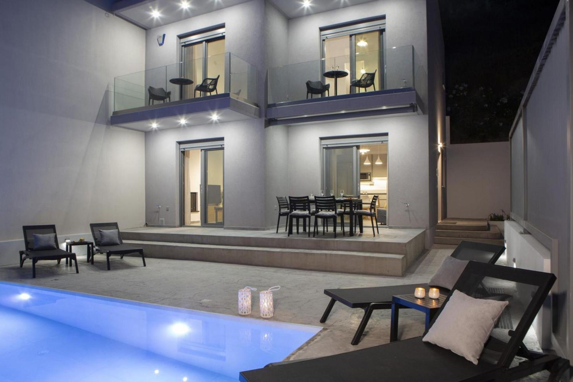 Aloft Luxury Villas Lefkada - Heated Pool Apolpaina Bagian luar foto