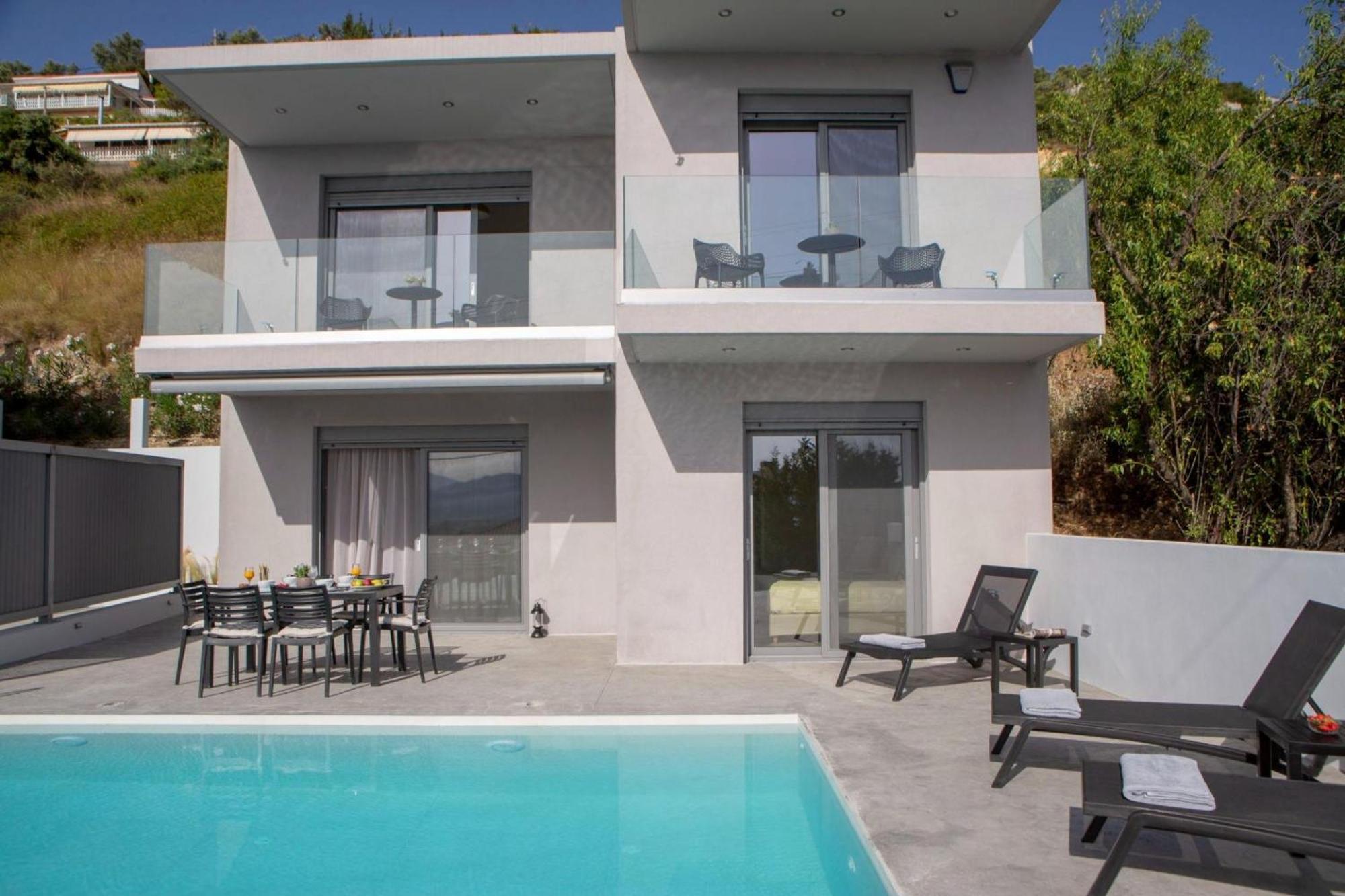 Aloft Luxury Villas Lefkada - Heated Pool Apolpaina Bagian luar foto